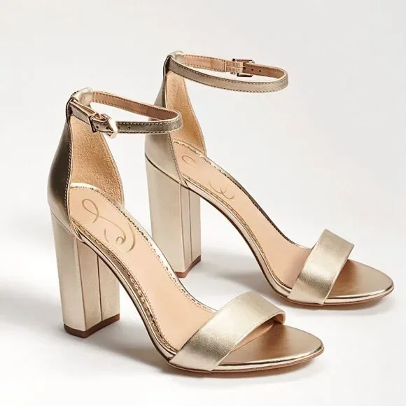 SAM EDELMAN YARO BLOCK HEEL SANDAL - Picture 1 of 16